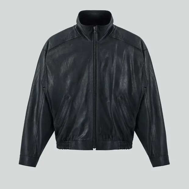 렉토 빈티지 크랙 레더 L