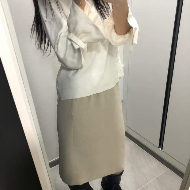 [코디세트] Ivory Ribbon Set