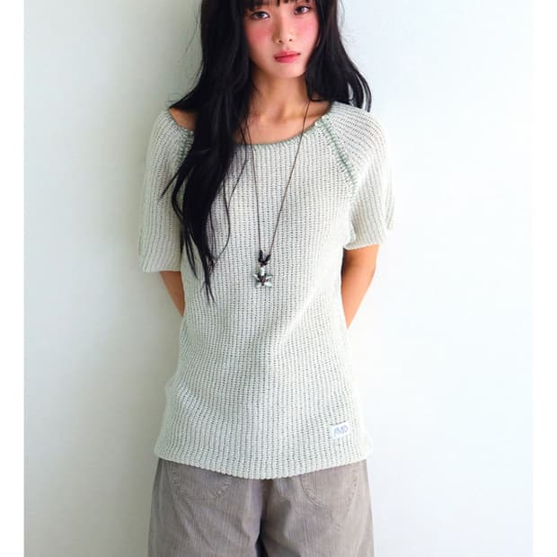 더콜디스트모먼트 TCM X HANRORO stitch knit short