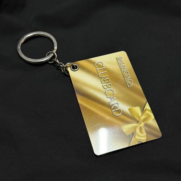 발렌시아가 클럽 카드 키링