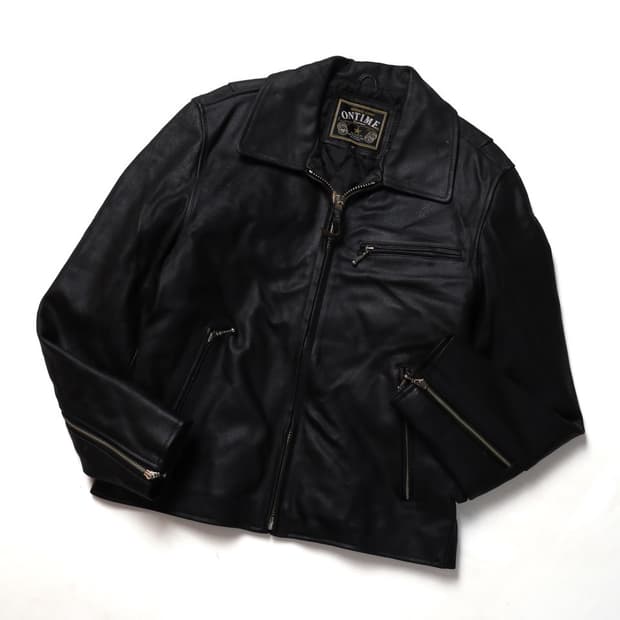 ONTIME Leather Rider Jacket 

