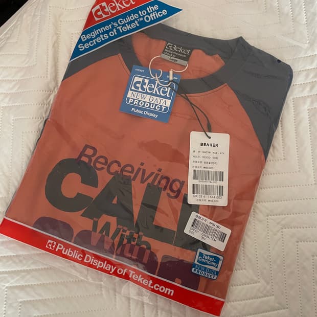 테켓 롱슬리브 굿뉴스 티 Good News L/S Tee - Ash Bl