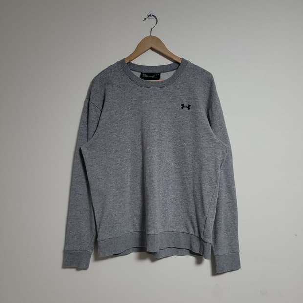 (L) 언더아머 맨투맨 그레이 긴팔 티셔츠 롱 슬리브