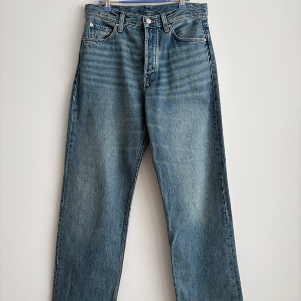 Massimo Dutti 남성 워싱 데님