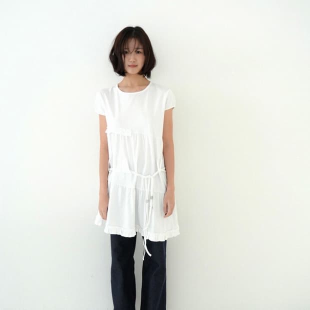 인앤양하모니 셔링 드레스 shirring dress