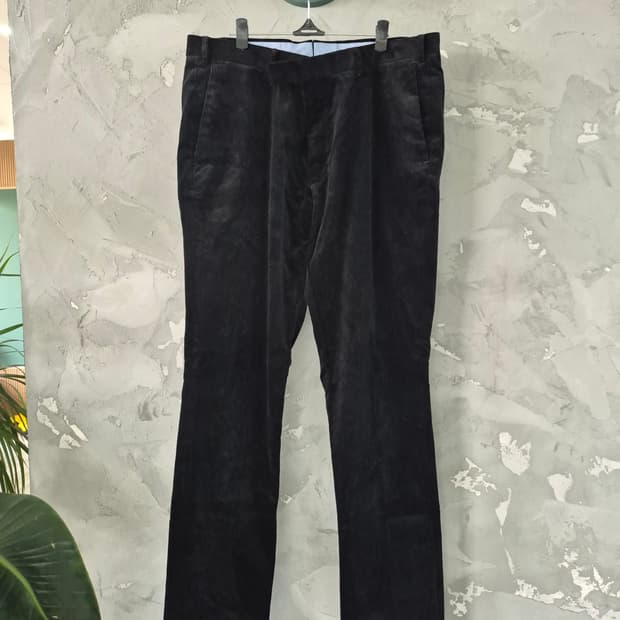 폴로 랄프로렌 블랙 코듀로이 바지 36size