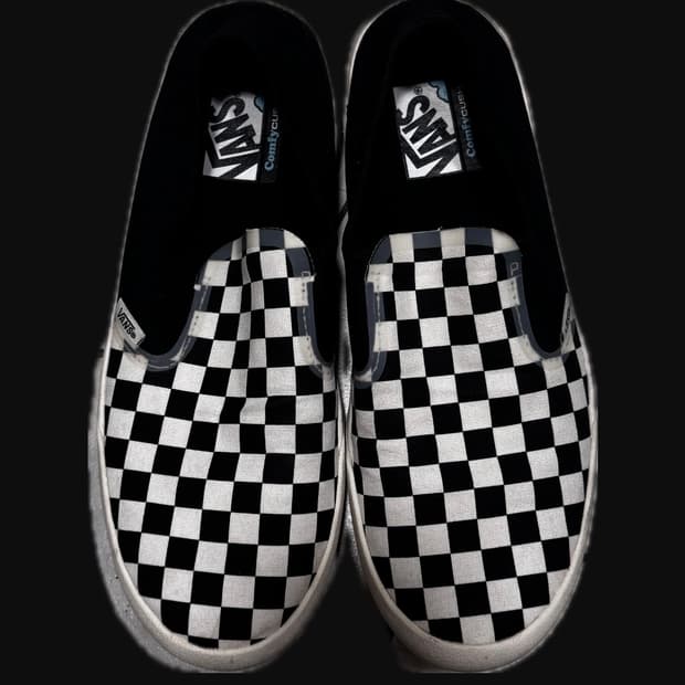 [275] 반스 체커보드 컴피쿠시 원 블랙