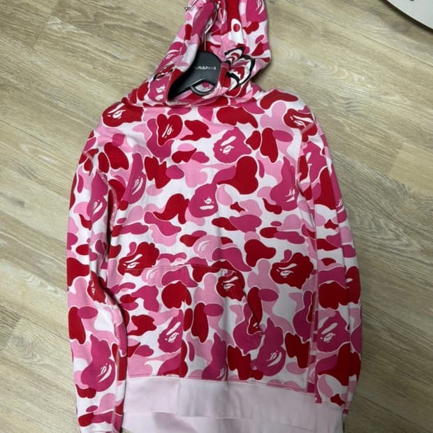 베이프 핑크 후드 bape pink
