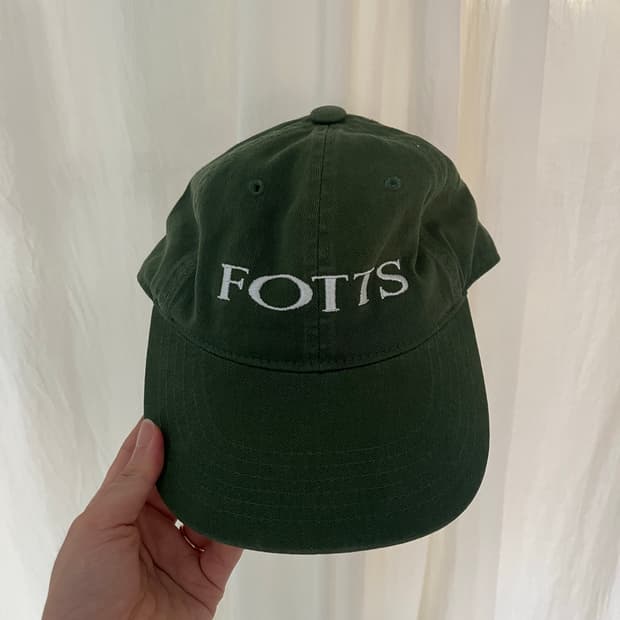 Fottsfotts 포츠포츠 로고 캡 - 그린
