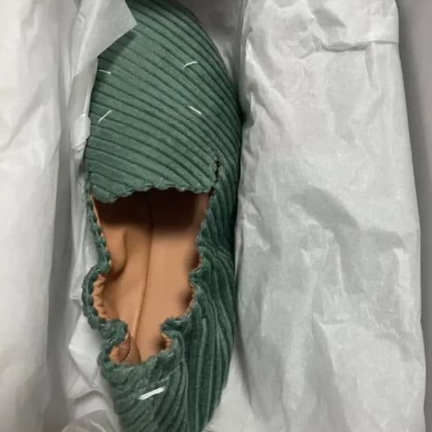 메종 마르지엘라 키키 코듀로이 로퍼