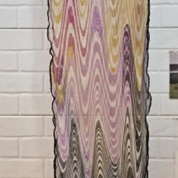 명품 MISSONI] 정품 미소니 시그니처 웨이브 머플러/스카프