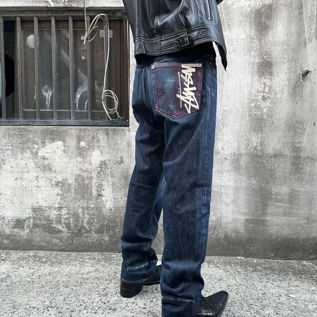 올드 스투시 데님 팬츠