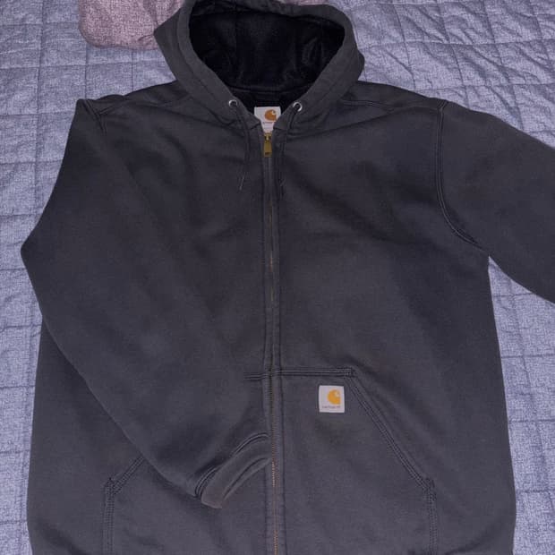 칼하트 써멀 후드집업 레인디펜더 차콜그레이