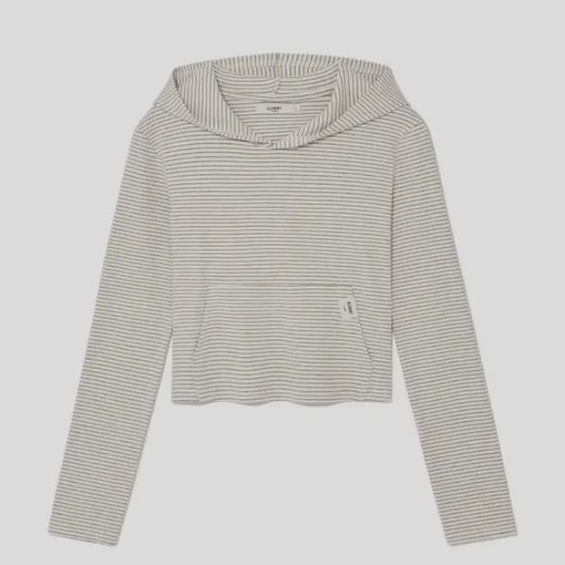 글로니 스트라이프 후드티