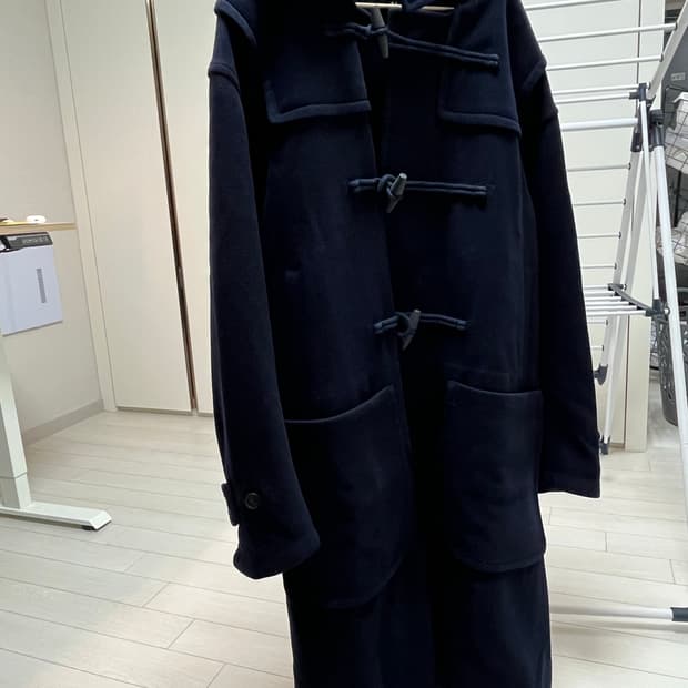 유니클로x질샌더 더플코트 네이비 XL