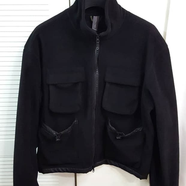 언어펙티드 플리스 자켓 블랙 프리