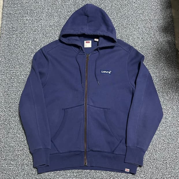 (L) 리바이스 로고 후드집업