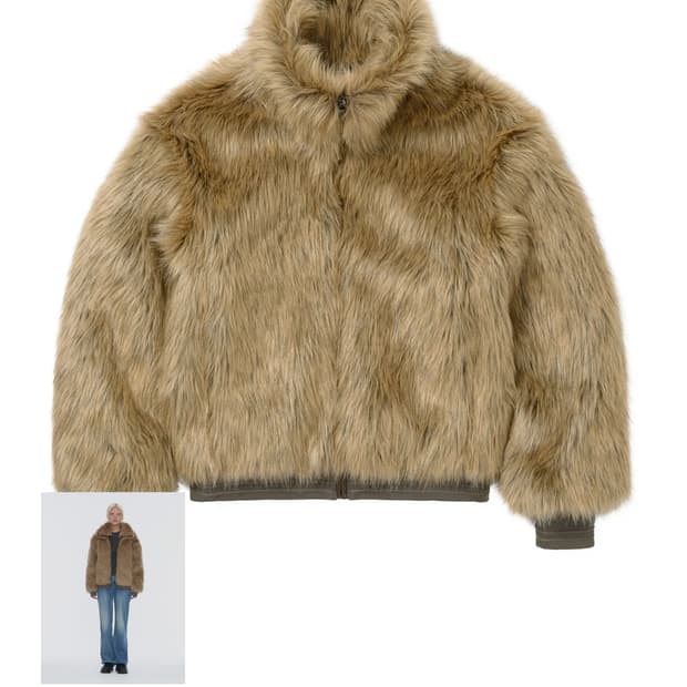 웰빙익스프레스 퍼자켓 새상품