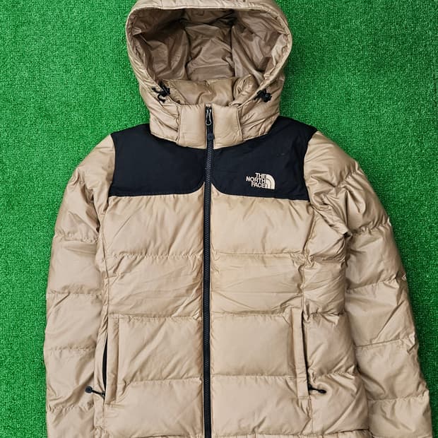 (한정판) 노스페이스 구스 눕시패딩 80(S) 베이지