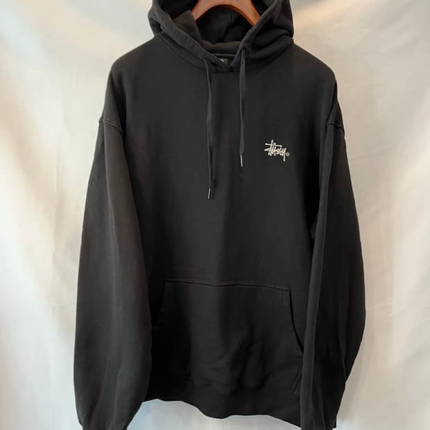 90s 빈티지 스투시 후디블랙 XL