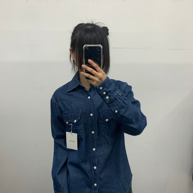 Rock mount ranchwear 데님 웨스턴 셔츠