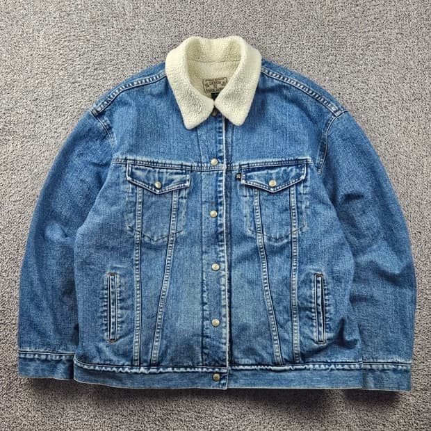 로렌랄프로렌 쉐르파 라이닝 데님 트러커 자켓 ( L ) / 11090