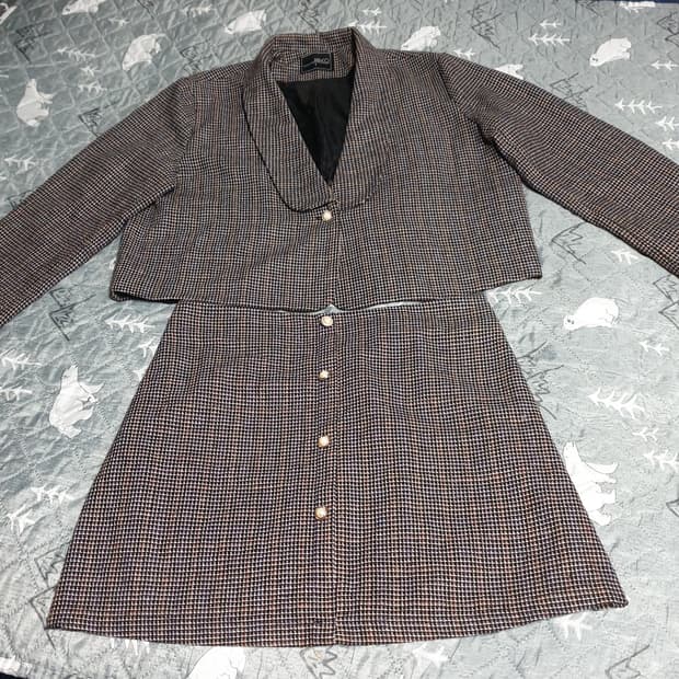 RIRI&Co 트위드 셋업 (자켓 스커트) F