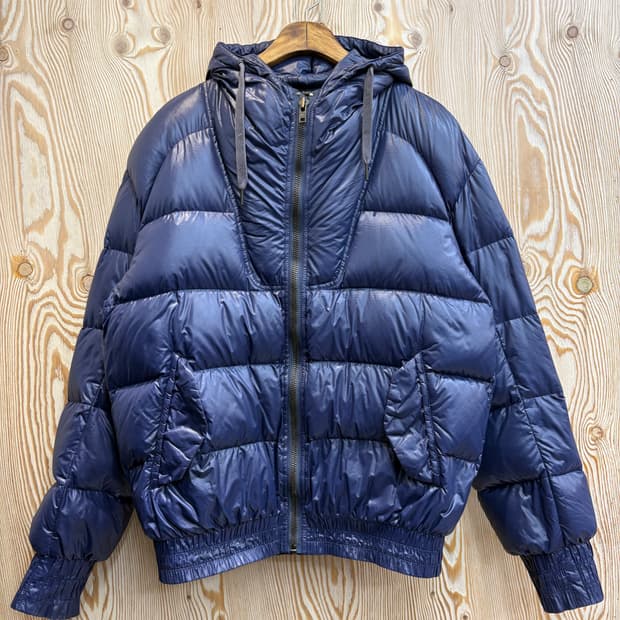 디젤 블랙골드라인 후드 다운 패딩