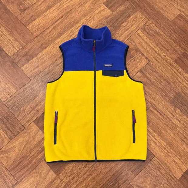 M 파타고니아 신칠라 플리스 집업 베스트 조끼
