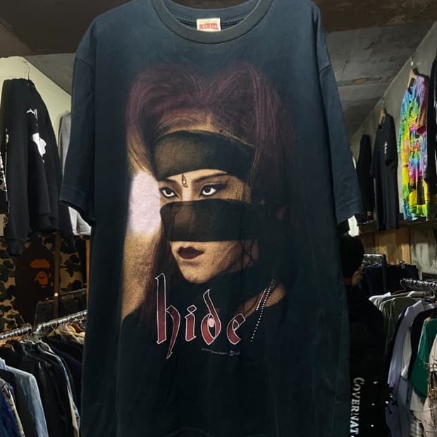 90s X JAPAN 엑스재팬 히데 오피셜 빈티지 티셔츠