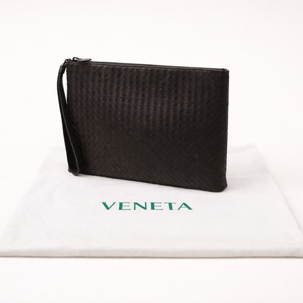 [S급] 보테가베네타 인트레치아토 레더 라지 클러치백 판매합니다!!!