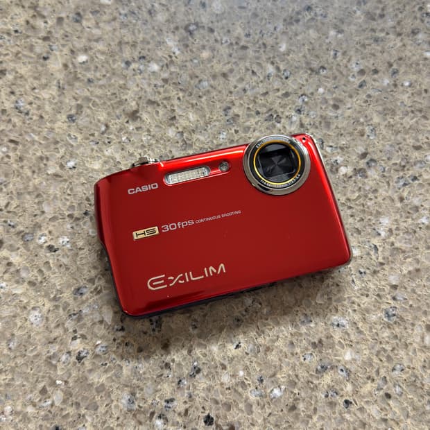 (민트급) 카시오 엑슬림 ex-fs10 레드 / 작례 O