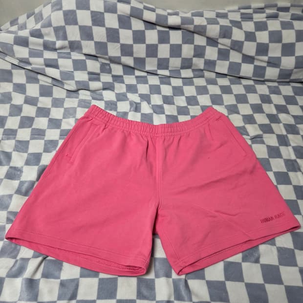 아디다스 퍼렐윌리암스 휴먼레이스 베이직쇼츠 XXL 핑크반바지 Adidas