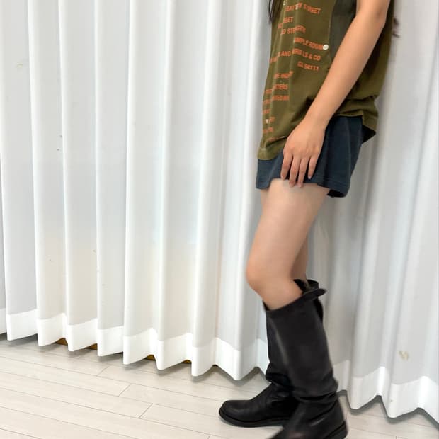 Dirk Bikkembergs 빈티지 벨티드 레더 롱부츠
