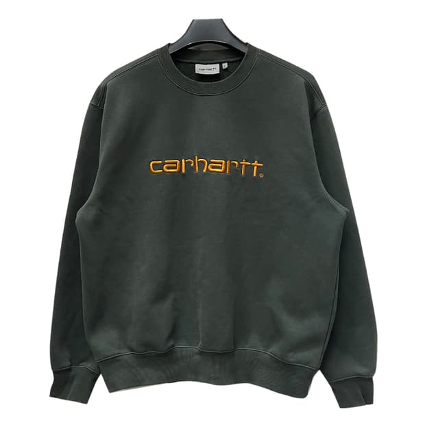칼하트 WIP 카키 스웨트 맨투맨 L
