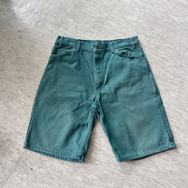 90s 리바이스 550 오렌지탭 숏팬츠 (W36) MADE IN USA