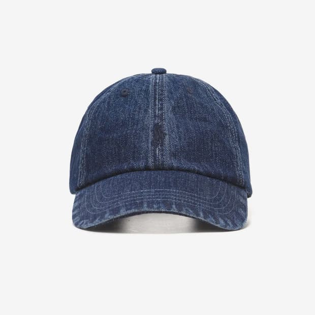 폴로 데님 베이스볼 캡