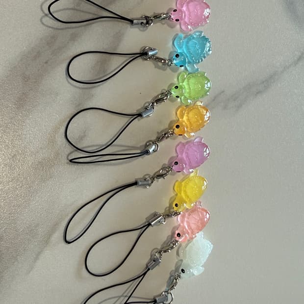 야광 거북이 키링 (2개 선택)