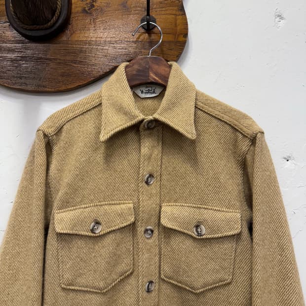 Woolrich Wool-Cotton Shirt Jacket