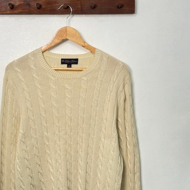 BrooksBrothers cable knit