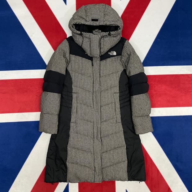 노스페이스 구스다운 롱패딩 여성85