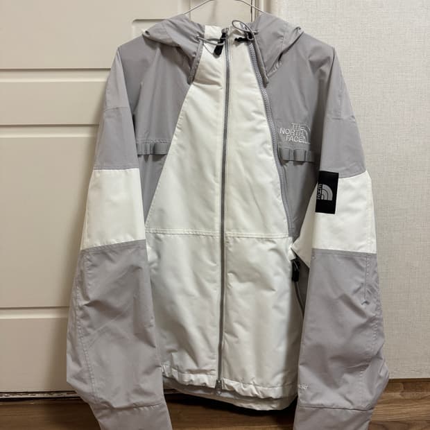 (L size)노스페이스 바람막이 라인 엑스 화이트