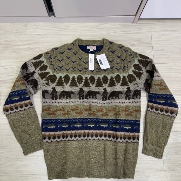 페어아일 남성니트