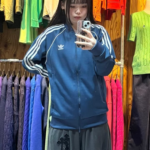 XL 아디다스 파이어버드 애쉬네이비 트랙탑