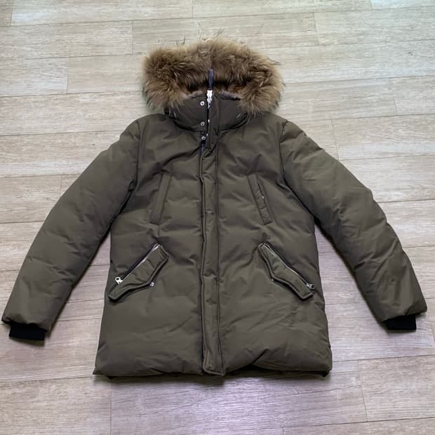 맥케이지 에드워드 덕다운 폭스퍼 패딩