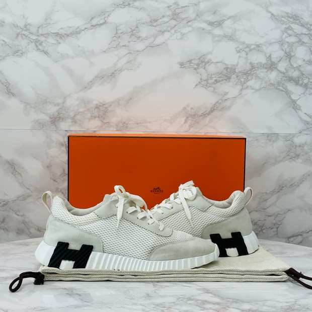 (270) 에르메스 바운싱 그래픽 메쉬 스니커즈