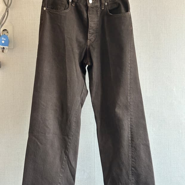 선플라워 트위스트 데님 빈티지 브라운 30