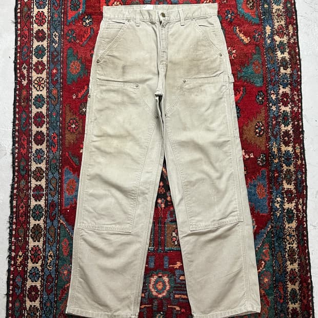 OG 칼하트 B136 더블니 DES 칼하트 썩블니 모스그린 