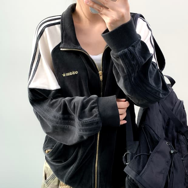 아디다스 벨벳 자켓
