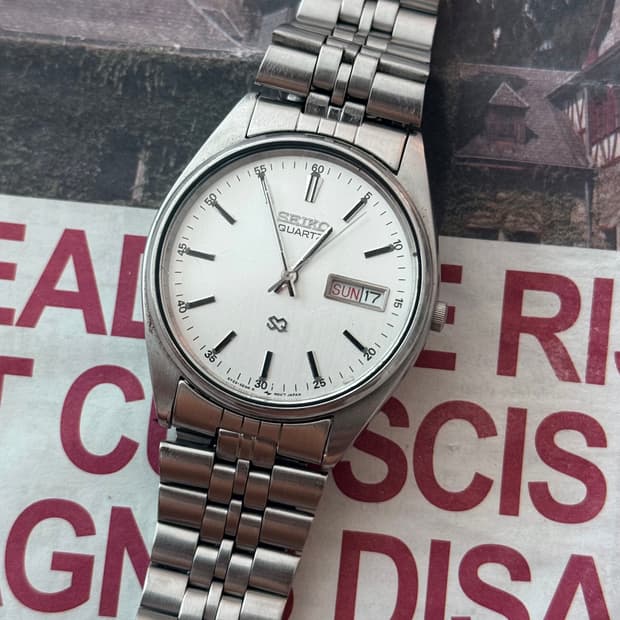 Seiko 세이코 SQ 쿼츠 Day-Date